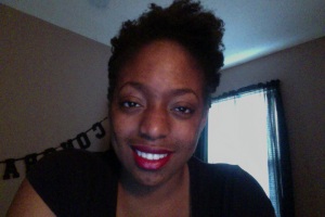 Red Lipstick and a Fro-Hawk. 
